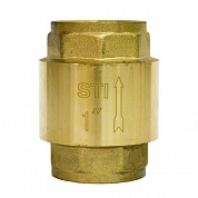 Клапан обратный пружинный STI 25 (латунное уплотнение)